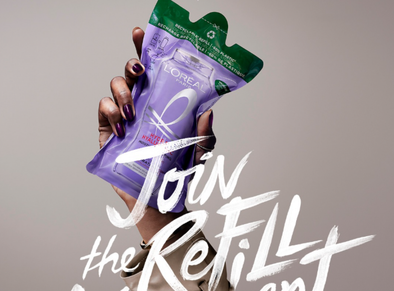 <strong>L‘Oréal</strong> uruchomił kampanię<strong> #JoinTheRefillMovement </strong>– mającą na celu zachęcenie konsumentów do stosowania refilli